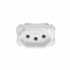 Módulo de Tomada Energia 10A Branco Novara Dicompel