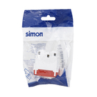 Módulo de Tomada Energia 20A Vermelho S19 Simon