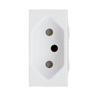 Modulo Tomada 2P+T 10A Borne Auto Branco Orion Schneider Schneider