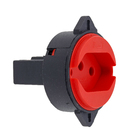 Módulo de Tomada para Piso 2P+T 10A Vermelho Multi FC