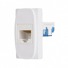 Módulo de Tomada RJ45 CAT 5E Branco Gracia Alumbra