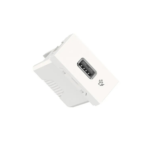 Módulo De Tomada USB 1A 2.0 127220V Branco Orion Schneider