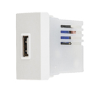 Módulo de Tomada USB Bivolt 1,5A Branco Solar Delta mondo Siemens