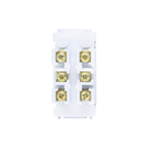 Módulo Duplo Paralelo Novara Dicompel Branco