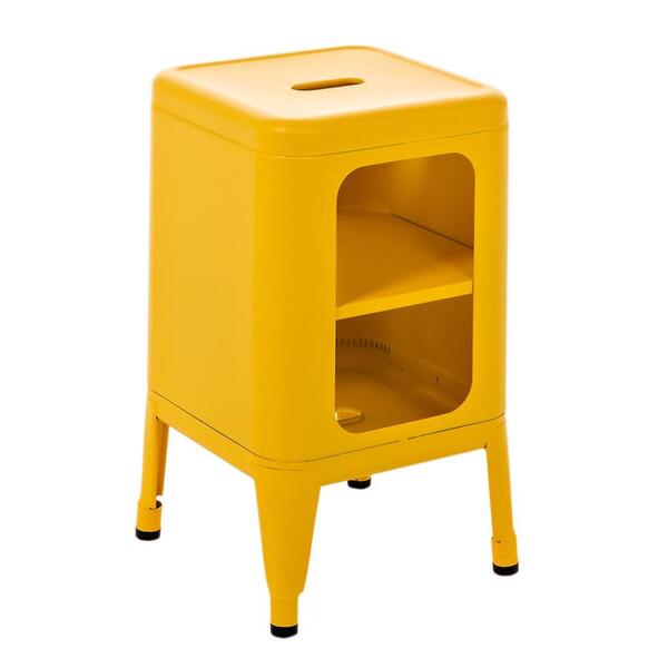 Módulo Estante Iron Tolix - Organizador - 2 Andares - Amarelo