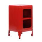 Módulo Estante Iron Tolix - Organizador - 2 Andares - Vermelho