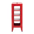 Módulo Estante Tolix - 4 Andares - Vermelho