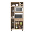 Módulo Forno Ref Co11410 2 Cx Carvalho Oak / Cristalo