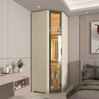 Módulo Guarda-roupa Canto Innova Reflecta 1 Porta Com Led 100