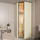 Módulo Guarda-roupa Canto Innova Reflecta 1 Porta Com Led 100