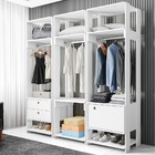 Módulo Guarda Roupa Closet Casal 1 Porta 2 Gavetas Titan Bran