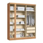 Módulo Guarda-roupa De Canto 4 Portas 2 Gavetas Infinity Cedr