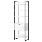 Módulo Guarda Roupa S/ Porta Closet 5 Prateleiras 2 Gavetas P