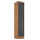 Módulo Guarda-roupa Smart 1 Porta Cinamomo/chumbo
