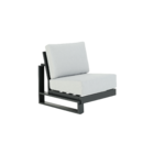 Módulo Intermediário para Sofá Athena Alumínio Cinza 91x75x88cm Naterial