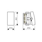 Módulo Interruptor Bipolar Paralelo Fame Habitat 16a Branco