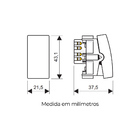 Módulo Interruptor Bipolar Paralelo Fame Habitat Black 16a Pr