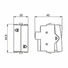 Módulo Interruptor Duplo Pulsador Reversível Para Persianas E