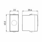 Módulo Interruptor Paralelo Touch Margirius Sleek Branco