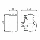 Módulo Interruptor Simples Com Luz Margirius Sleek 10a Preto
