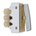 Módulo Interruptor Simples Cromado Novara Dicompel