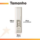 Modulo Ja Mesa De Cabeceira Alto Georgia  Branco Fosco