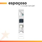 Modulo Ja Mesa De Cabeceira Alto Georgia  Branco Fosco