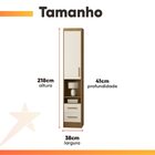 Modulo J&A Mesa de Cabeceira Alto Georgia Jequitibá / Off Whi