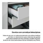 Modulo Lateral De Cama Diagonal Setiba Rimo Branco/off White