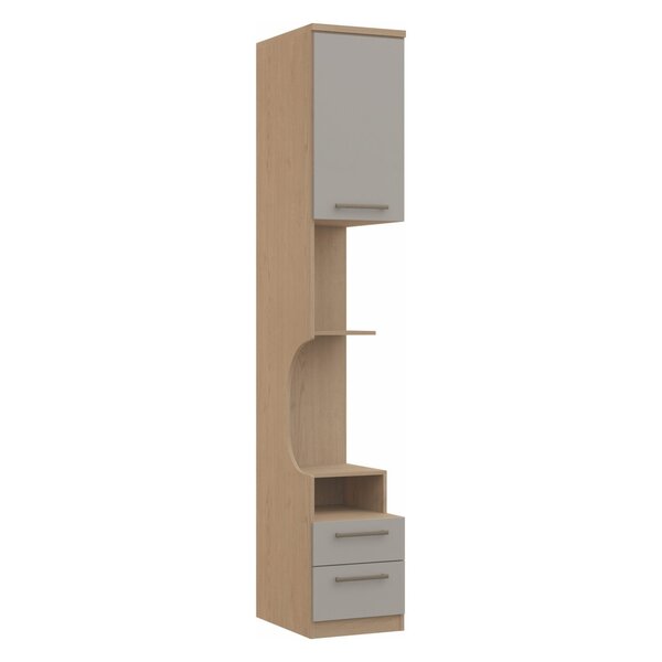 Módulo Mesa De Cabeceira 1 Porta 2 Gavetas Elegance  Angelin/