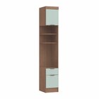 Módulo Mesa De Cabeceira 2 Portas 1 Gaveta Infinity  Macadâmi