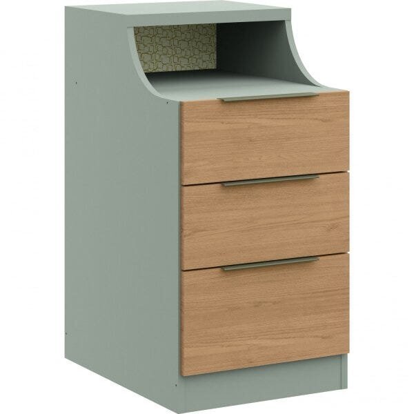 Módulo Mesa De Cabeceira Elegance Móveis Castro Nacar/angelin