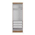 Modulo P/ Guarda-roupa Com 2 Portas E 3 Gavetas Cumaru/fendi