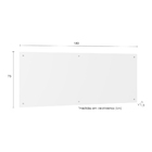 Módulo Painel Queen 1 80m Star Branco Poliman