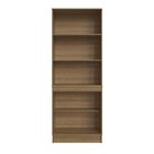 Módulo Paneleiro Cristaleira Dupla Vidro Reflecta  Mel/branco