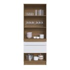 Módulo Paneleiro Cristaleira Duplo 3 Gavetas 2 Portas Tela Pa