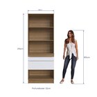 Módulo Paneleiro Cristaleira Duplo Com 3 Gavetas Reflecta 2 P