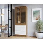 Módulo Paneleiro Cristaleira Duplo Com 3 Gavetas Reflecta 2 P