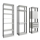 Módulo Para Closet 2 Portas 3 Gavetas 2 Cabideiros  Branco Tx