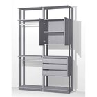 Módulo Para Closet 2 Portas 3 Gavetas 2 Cabideiros Be Mobiliá