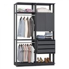Módulo Para Closet 2 Portas 3 Gavetas 2 Cabideiros Be Mobiliá