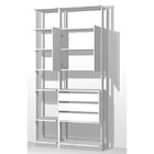 Módulo Para Closet 2 Portas 3 Gavetas  Branco Tx
