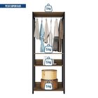 Módulo Para Closet 2 Prateleiras Aberto Byte Mel/preto