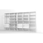 Módulo Para Closet 4 Portas 9 Gavetas  Branco Tx