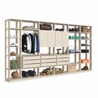 Módulo Para Closet 4 Portas 9 Gavetas  Nature