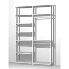 Módulo Para Closet 6 Prateleiras 2 Cabideiros  Branco Tx