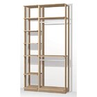 Módulo Para Closet 6 Prateleiras 2 Cabideiros Be Mobiliário C