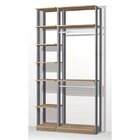 Módulo Para Closet 6 Prateleiras 2 Cabideiros Be Mobiliário C