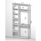 Módulo Para Closet 6 Prateleiras 2 Cabideiros Be Mobiliário C