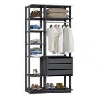 Módulo Para Closet 6 Prateleiras 3 Gavetas Be Mobiliário Espr